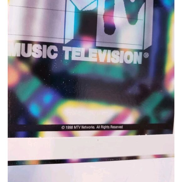 RARE Lot of 6 Vintage MTV Music Television 1998 Folders TV Retro Stuart Hall - Picture 9 of 10